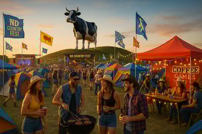 Sponsors Spend All 4 Days at ND Country Fest — And Camp in the Middle of It All