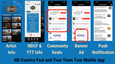 Amplifying Reach: The Power of Advertising on the ND Country Fest Mobile App